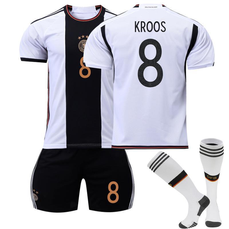 2022 World Cup Soccer Shirt Germany Home No.13, No.19, No.7, No.8 Soccer Shirt Set