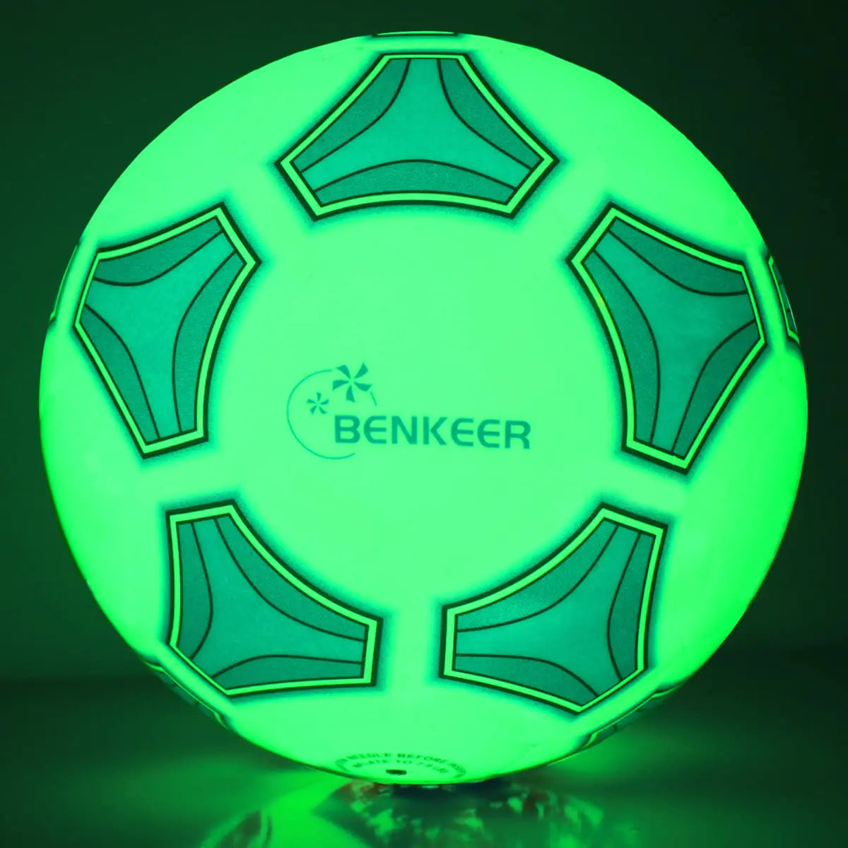 Benkeer Glow in The Dark Soccer Balls -Size3/4/5 Soccer Gifts for Boys Youth and Adult - Traditional Soccer Balls…